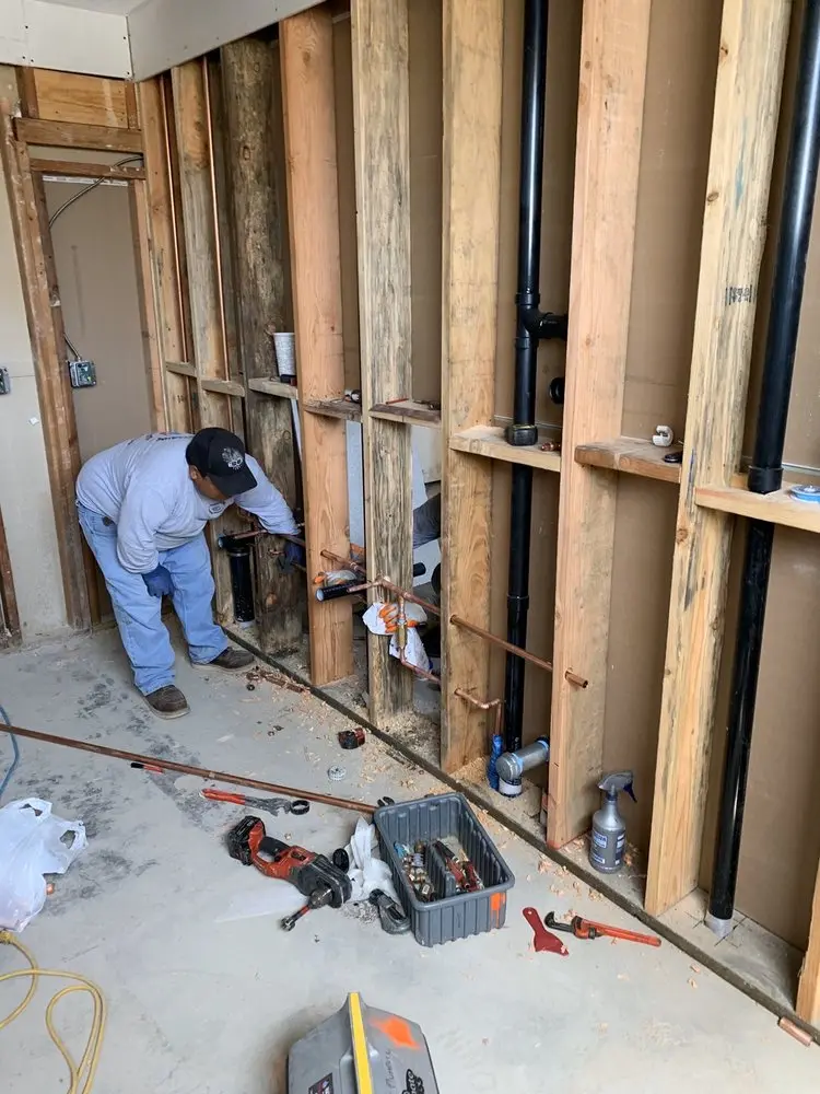 Commercial rough-in plumbing for Water Heater Replacement in Hillsdale Manor